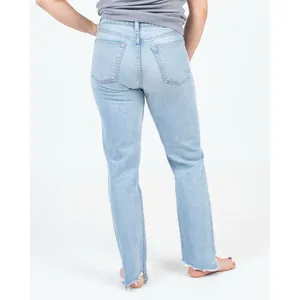 Reformation Step‎ Hem Size 25 Light wash Blue Jeans thumbnail 3