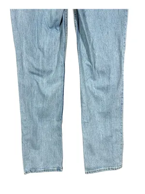 Abercrombie & Fitch the 90s Straight Ultra High Rise Distressed Jeans size 4 Lon thumbnail 7