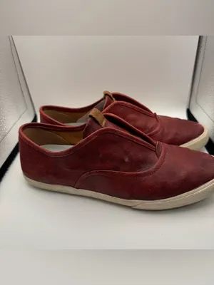 Frye Maya Cvo Leather Slip On Sneaker Shoe Burgundy Red‎ Maroon Casual Comfort 7 thumbnail 6