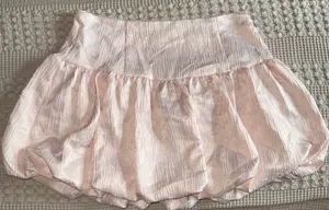 Francesca's Pink Bubble Skirt thumbnail 3