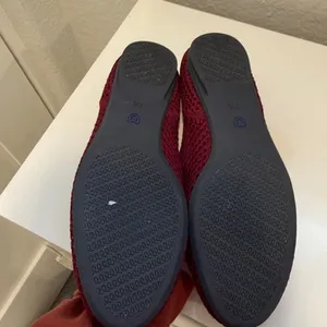 Rothy's Women's The Ballet Flat With Bows in Berry‎ Mesh 7.5 thumbnail 5