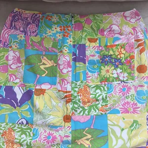 Vintage White Label Lilly Pulitzer Patchwork Skirt thumbnail 4
