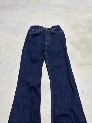 Rag & bone Casey High-Rise Dark Blue Flare Jeans 24 thumbnail 2