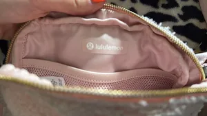 Pink Fluffy Lululemon Belt Bag  thumbnail 2