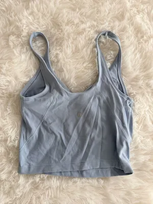 Lululemon Align Tank Top Size 2 Light Blue thumbnail 2