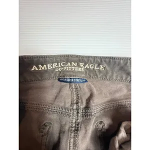 American Eagle Super Stretch X Jegging Pants Women's Size 8‎ Short Gray thumbnail 4