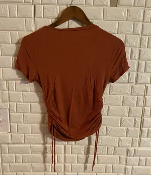 Aeropostale women's blouse size size medium brown thumbnail 2