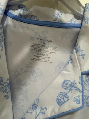 Tahari floral soft and cozy short pajama set size XL thumbnail 4