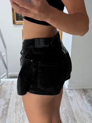 Free People Maxine Denim Wrap Skort thumbnail 7