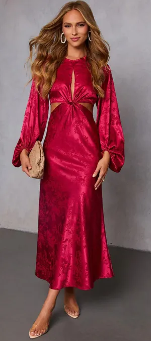 PERFECT winter formal dress Red thumbnail 1