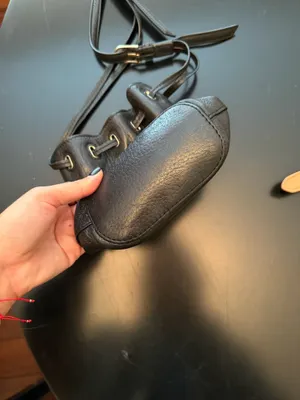 Tory Burch Bucket Bag Leather Drawstring thumbnail 5