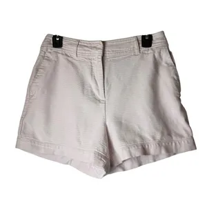 Boden Shorts Women 6 Pink Textured Cotton Modal‎ Chino Preppy Outdoor Designer thumbnail 2
