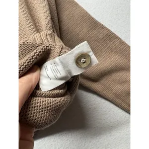 Tentree Cardigan Sweater Brown Organic Cotton Women XL Minimalist Gorpcore Boho thumbnail 6