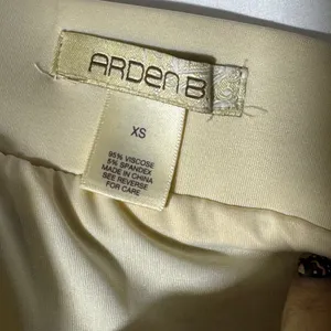 Arden B Gold Sequin Bodycon Mini‎ Skirt Party Holiday Night Out XS thumbnail 3