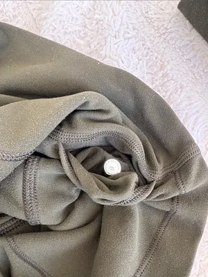 Lululemon olive green align set top size 2 leggings size 6 thumbnail 6