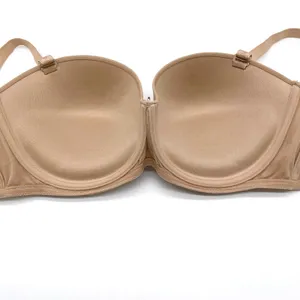 Affinitas‎ Intimates Womens 34DD Push Up Bra Molded Convertible Beige Underwire Tan Size undefined thumbnail 3