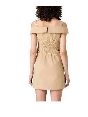 NWT $158 French Connection Women's Light Weight Trench Mini Dress SZ-4 thumbnail 3