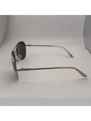 Fossil Kellan Aviator White & Silver Frame Polarized Sunglasses thumbnail 8
