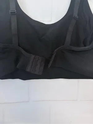 Auden Seamless Knit Lightly Lined Bralette Black Size 1X NWT thumbnail 5