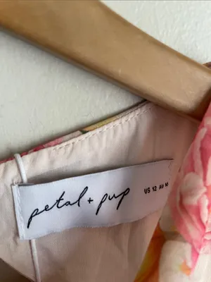 Petal & Pup Leila Floral Maxi Dress in Peony thumbnail 7
