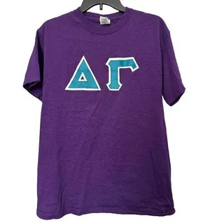 DG Delta Gamma Sorority University Greek Life Delta Tee Shirt, Medium thumbnail 1