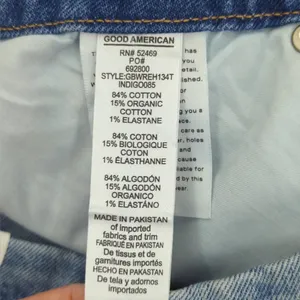Good American Good Boy Wide Release Hem Jeans thumbnail 11