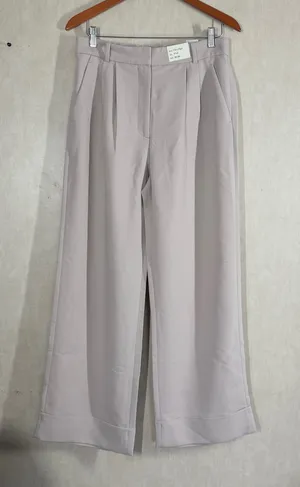 NWT Abercrombie & Fitch Sloane Tailored Ultra High Rise Wide Leg Pants 30/10R thumbnail 1