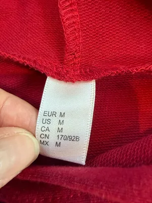 Unbranded Cropped Oversized Thin Hoodie Maroon Burgundy Size Medium thumbnail 6