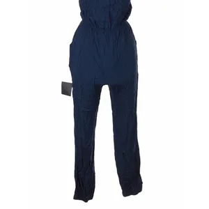 Lulus Learning to Fly Navy Halter Jumpsuit Large Coastal Casual thumbnail 4