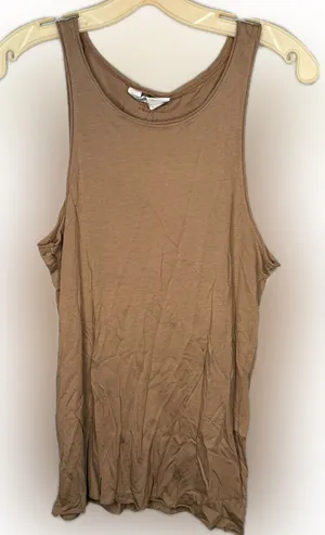 Hard Tail Forever Brown Tank Top nwot Size M thumbnail 1