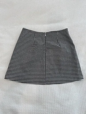 Urban Outfitters Black and White Gingham Mini Skirt thumbnail 2