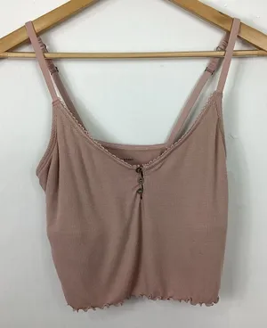 Lucky Brand Cropped Tank Top Size Large thumbnail 1
