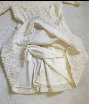 Forever 21 NWT Cream beaded dress sz M thumbnail 5