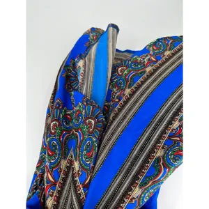 Missguided Mini Twist‎ Tie Dress Womens Sz 6 Blue Paisley Vacation Resort Cruise thumbnail 6