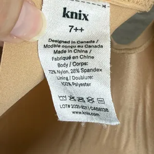 Knix WingWoman‎ Contour Bra Beige Nude Seamless Wireless Size 7++ Full Coverage thumbnail 2