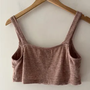 Petal & Pup‎ Brown Knit Cropped Tank Top Buttons thumbnail 4