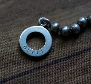 Gucci charm bracelet size 7.5 inches sterling silver thumbnail 5