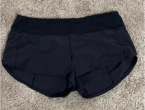 Black Lululemon Shorts 2.5" Speed Up Low-Rise thumbnail 1