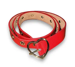 Red heart buckle belt thumbnail 2