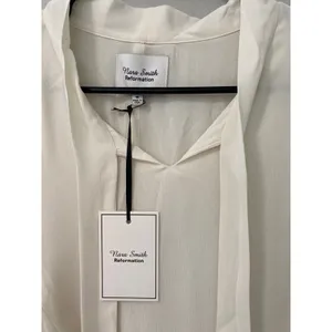 New Reformation x Nara Smith Cloud Egg Blouse Size 18 thumbnail 2