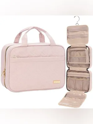 NISHEL Women’s Travel Toiletry Bag In Pink thumbnail 2