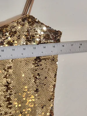 Gianni Bini Gold Sequin Midi Slip Dress Size Small NWT Sequin Cocktail Dress thumbnail 6