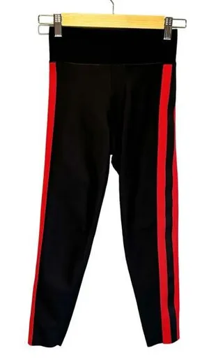 Ultracor Red Collegiate Stripe Black Legging - size XS thumbnail 1