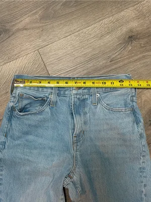 Madewell Perfect Vintage Jeans 25 Light Wash Distressed High Rise thumbnail 5