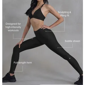 ALO high waist airlift full length black leggings thumbnail 2