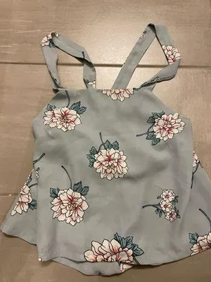 J.O.A. Floral Tie Tank thumbnail 1
