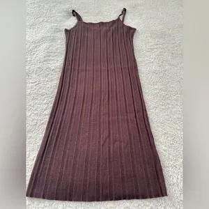 Women’s House of Harlow brown Knit ribbed Dress & Cardigan Set Size Medium thumbnail 4