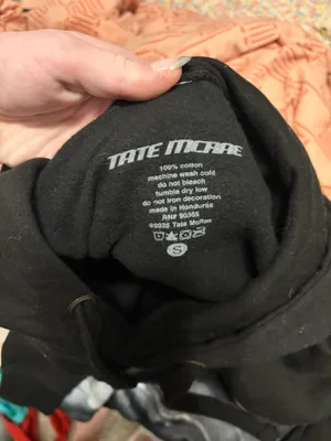 Tate mcrae tour hoodie Black thumbnail 3