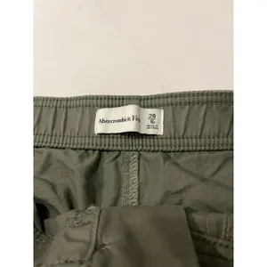 NWT Abercrombie & Fitch High Rise 90s Utility Cargo Pant Green 29/8 Short thumbnail 4