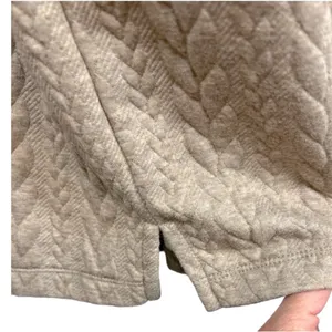 J. Crew Cable Knit Cowl Neck Top‎ Tan Size Medium Preppy Neutral Minimalist Cozy thumbnail 8